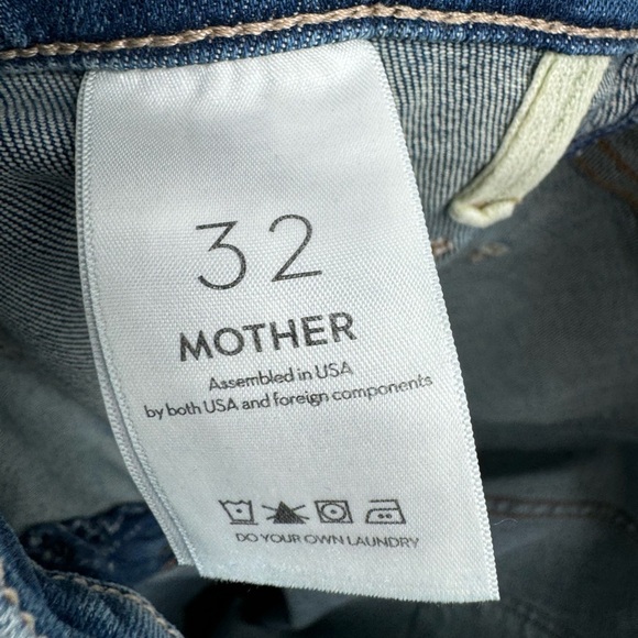 Mother Jeans The Hustler Patch Pocket Ankle Fray Healing Jar  Denim 32 B1826 - Picture 5 of 6